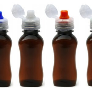 170 Frascos Plástico Ambar Pet 120ml Sport Fliptop Cat