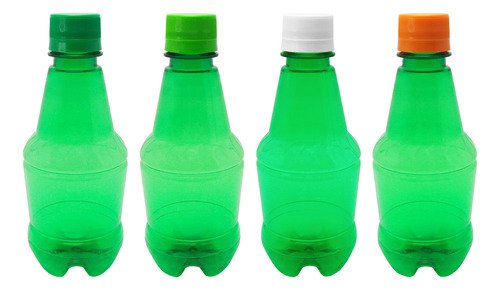 918 Frasco Plástico Verde Pet 300ml Tampa S Batoque Gr2 - Imagem 2
