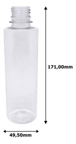 216 Frascos Plástico Cristal Pet 250ml C/ Bico Aplicador Cos - Imagem 6