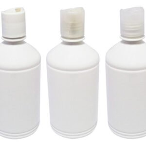 678 Frascos Plástico Branco Pet 500ml C/ Tampa Disktop Far