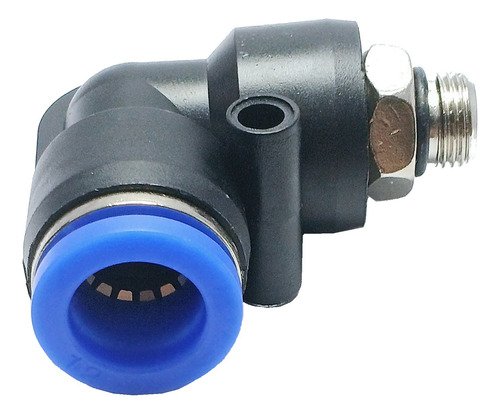 1 Conexão Pneumática Cotovelo Macho Rosca 1/8 X Tubo 12mm - Imagem 3
