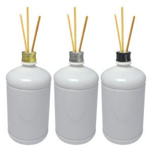 22 Frascos Plástico Branco Pet 1l Tampa Difusor Varetas Sab