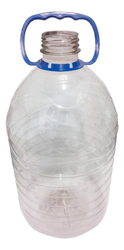 63 Galão Plástico Cristal Pet De 5l Vazio Com Alças 4 Dedos