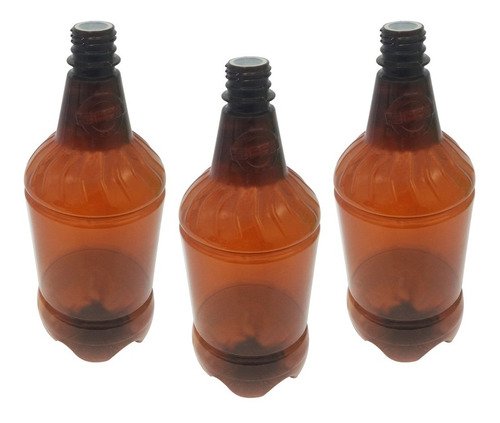 360 Frasco Plástico Âmbar Pet 1l Tampa S Batoque Gr2 - Imagem 4