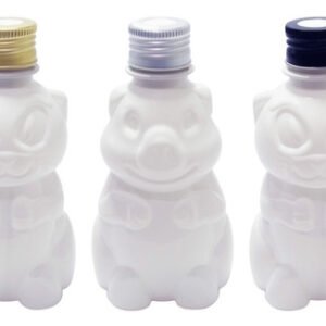 60 Frasco Plástico Branco Pet 300ml Tampa Difusor C/ F Zoo