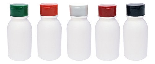 30 Frascos Plástico Branco Pet 200ml Tampa Peneira Det - Imagem 2