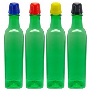 760 Frasco Plástico Verde Pet 500ml Tampa Dosadora 20ml Aze