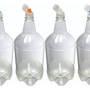 30 Frasco Cristal Pet 1,5l Com Tampa Sport Fliptop Gr2