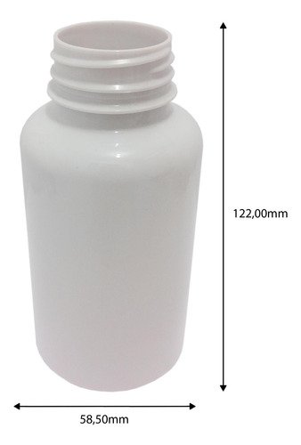 32 Frascos Plástico Branco Pet 150ml Fliptop C/ Rosca Sup - Imagem 7