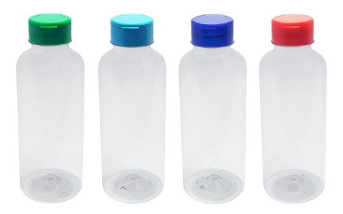 765 Frascos Plástico Cristal Pet 500ml Tampa Fliptop Cap Det - Imagem 4