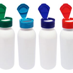 1260 Frascos Plástico Branco Pet 300ml Tampa Fliptop Cap Det