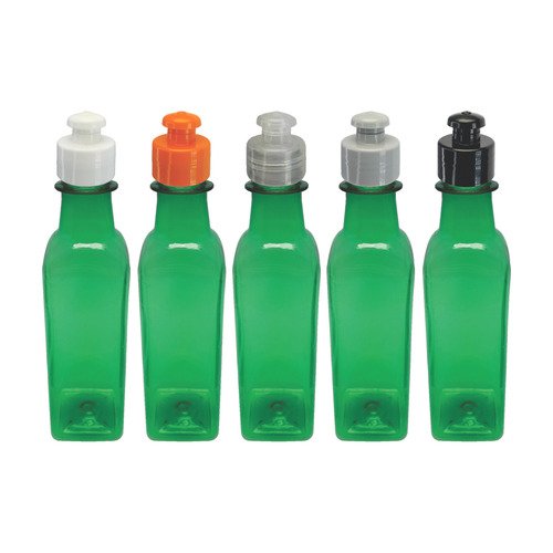 27 Frascos Plástico Verde Pet 250ml Com Tampa Pushpull Aze - Imagem 2