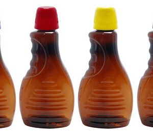 16 Frasco Plástico Ambar Pet 300ml Tampa Dosadora 20ml Bor