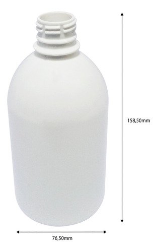 40 Frascos Plástico Branco Pet 500ml Válv Mini Gatilho Sab - Imagem 5