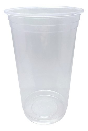 25 Copos Descartáveis Plásticos Liso Pp Cristal 700/770ml