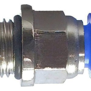 1 Conexão Pneumática Reta Macho Rosca 1/4 X Tubo 8mm