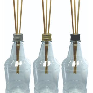 110 Frascos Plástico Cristal 750ml Tampa Difusor Varetas Gr2