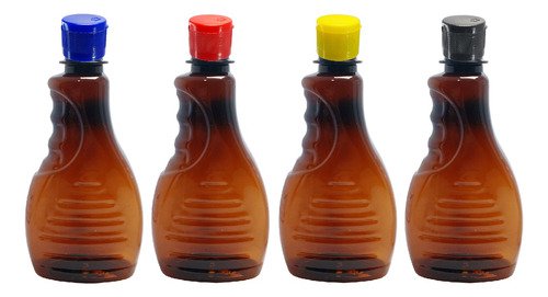 280 Frascos Plástico Ambar Pet 300ml Fliptop Batoque Bor - Imagem 2