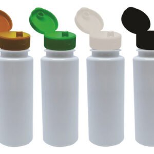 530 Frascos Plástico Branco Pet 200ml Batoque Fliptop Con