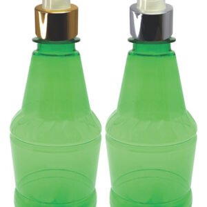 62 Frasco Plástico Verde Pet 300ml Válvula Spray L Gr2