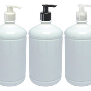 126 Frasco Plástico Branco Pet 1l Válvula Bico Pato S Sab