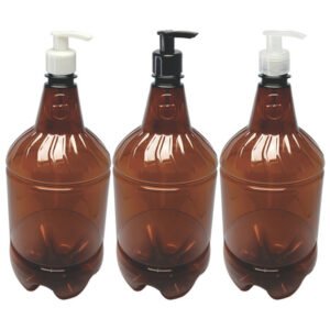 200 Frascos Plástico Âmbar Pet 1,5l Válvula Bico Pato S Gr2