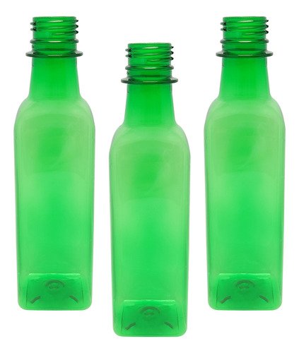 27 Frasco Plástico Verde Pet 250ml Com Tampa 2 Bico Aze - Imagem 3