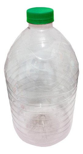 63 Galão Plástico Cristal Pet 5l Vazio Com Tampa Rosca Lacre - Imagem 3