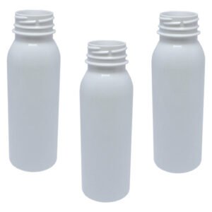 96 Frascos Plástico Branco Pet 250ml Vazios Sem Tampas Det