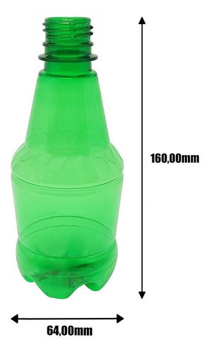 306 Frascos Plástico Verde Pet 300ml Vazios Sem Tampas Gr2 - Imagem 2