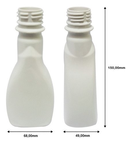 240 Frasco Plástico Branco 200ml Pet Válv Mini Gatilho Mol - Imagem 5