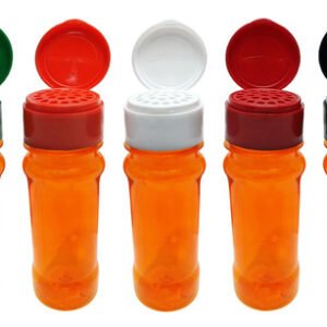 342 Frascos Plástico Laranja Pet 120ml Tampa Peneira Con