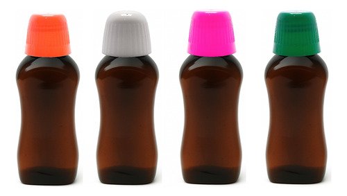 2541 Frasco Plástico Ambar Pet 120ml Tam Dosadora 20ml Cat - Imagem 2