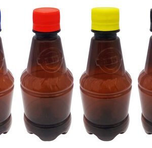 306 Frascos Plástico Âmbar Pet 300ml Tampa Rosca Lacre Gr2