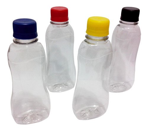 1260 Frasco Plástico Cristal Pet 200ml Tampa Rosca Lacre Cat