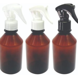 17 Frasco Plástico Âmbar 250ml Pet Válv Mini Gatilho Far