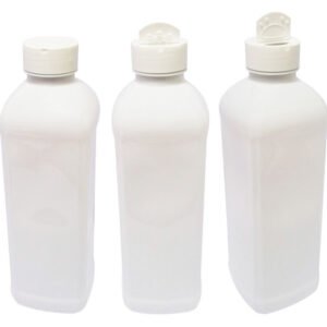 448 Frascos Plástico Branco Pet 900ml Tempero Fliptop Qua