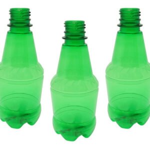 18 Frascos Plástico Verde Pet 300ml Vazios Sem Tampas Gr2