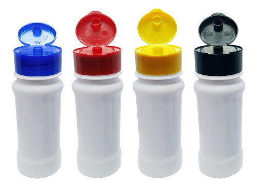 342 Frascos Plástico Branco Pet 120ml Fliptop C/ Rosca Con