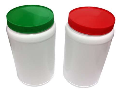 300 Potes Plásticos Branco De 1,5l Vazios Com Tampa Rosca - Imagem 2