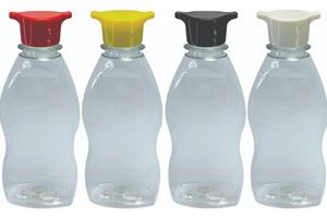 1620 Frascos Cristal 190ml Pet C/ Tampa 2 Bicos Mol