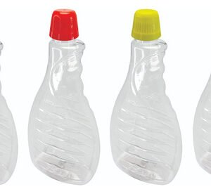 200 Frasco Plástico Cristal Pet 500ml Tamp Dosadora 20ml Bor