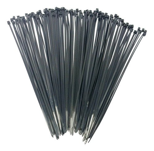 10 Pacote Abraçadeiras De Nylon Preta 4,8x200mm C/ 100 Unid
