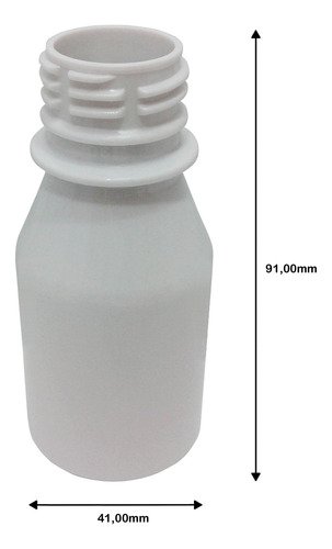60 Frasco Plástico Branco Pet 60ml Tampa Dosadora 30ml Far - Imagem 4