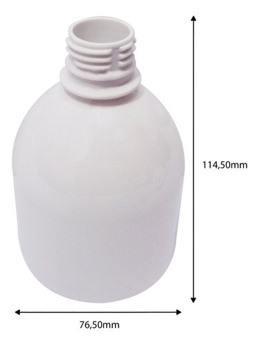 12 Frasco Plástico Branco Pet 300ml Válv Mini Gatilho Sab - Imagem 5