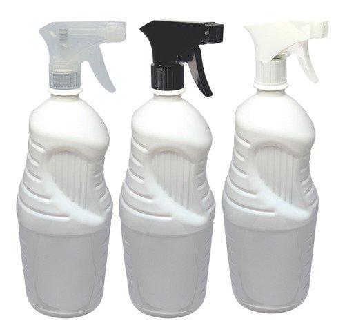 24 Frascos Plástico Branco Pet De 2l Com Válvula Gatilho Ama