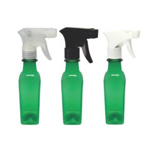 429 Frascos Plásticos Verde Pet 250ml Válvula Gatilho Aze