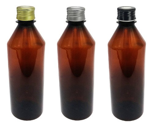 765 Frasco Plástico Âmbar Pet 500ml Tampa Difusor C/ F Cos