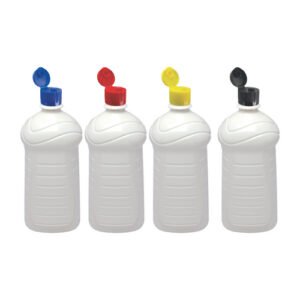 120 Frascos Plástico Branco Pet De 1l Com Tampa Fliptop Ama