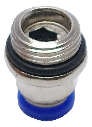 200 Conexão Pneumática Reta Macho Rosca 3/8 X Tubo 8mm - Imagem 2